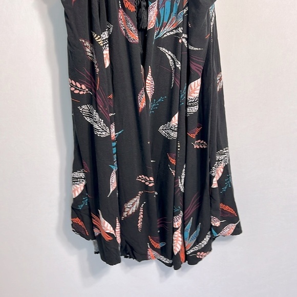 Torrid Midi Challis Puff Sleeve Dress size 00x - Picture 9 of 10